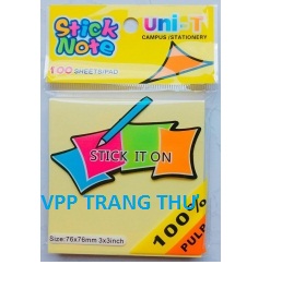 Giấy note vàng 3x3